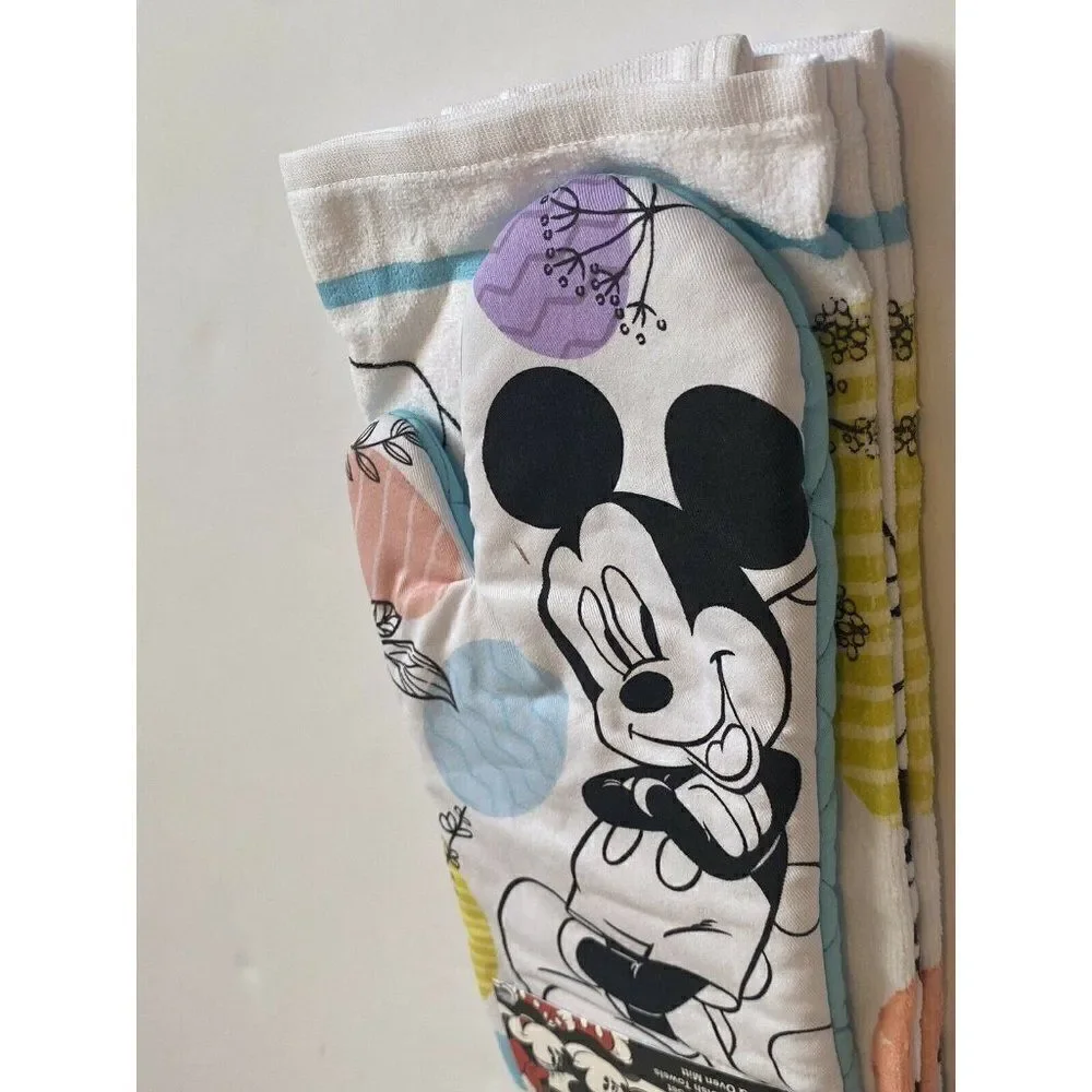 Easter‎ Disney Mickey Mouse 3 Pc KITCHEN SET TOWEL
